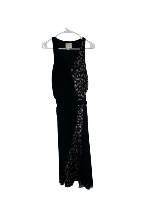 cinq a sept Dresses & Skirts - Cinq À Sept Floral Print Sleeveless Midi Dress Size 0 Black/Floral
